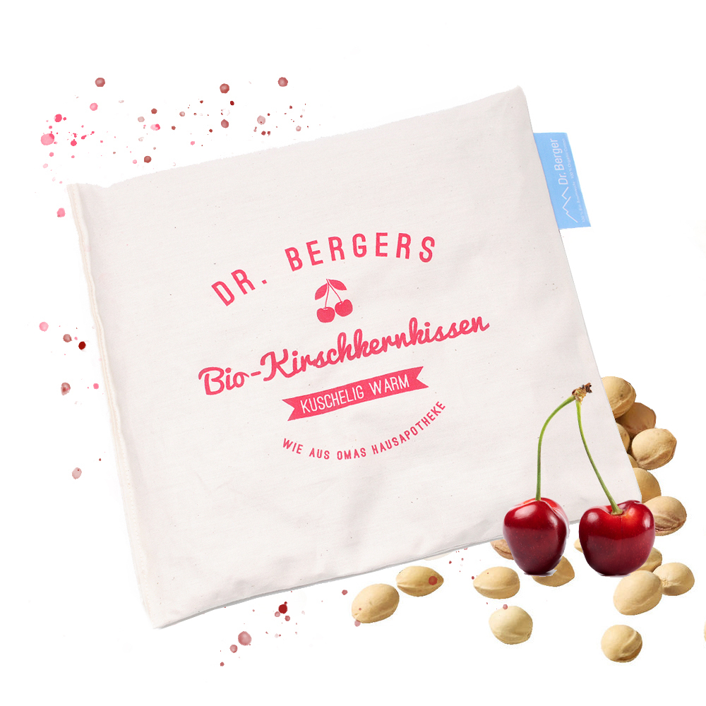 Bio-Kirschkernkissen von Original Dr. Berger, 25 x 25 cm